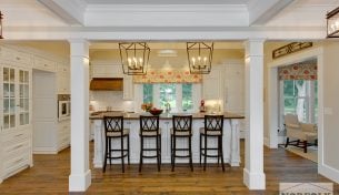 Classic White New England Kitchen - Scituate, MA