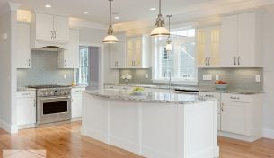 New Kitchen Construction in Bedford, MA