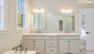 New Echelon White Bathrooms - Winchester, MA