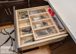 a two-tier cutlery drawer