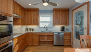 Accessible Cherry Kitchen - Canton, MA