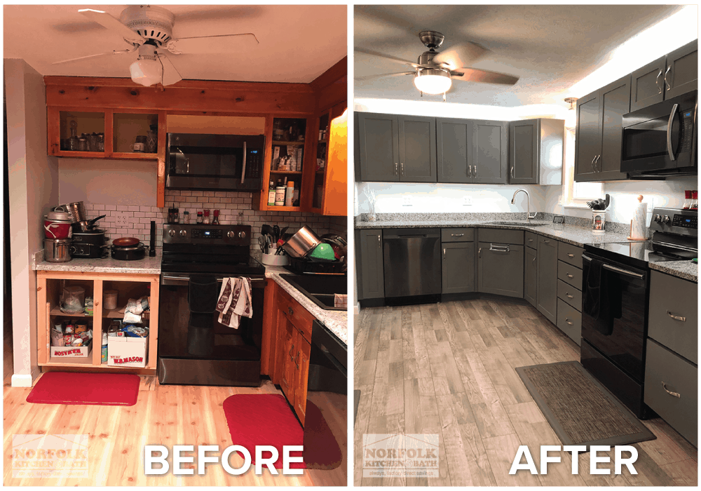 kitchen remodel nashua before and after