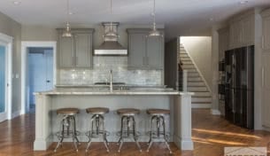 Industrial Gray Kitchen - Laconia, NH