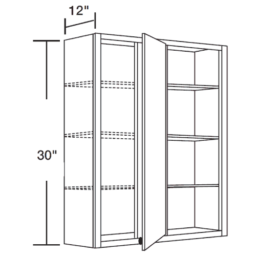 blind corner kitchen wall cabinet specs