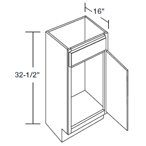 single door bath vanity cabinet specs