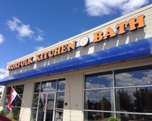 exterior of the Norfolk Kitchen & Bath Manchester, NH showroom