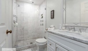 Bright & White Bath Remodel - Braintree, MA