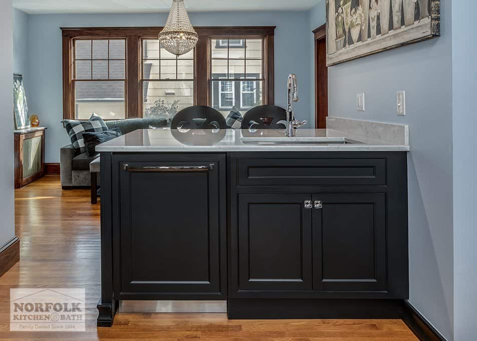 Matte Black Kitchen Greenville, NC - Prodigy Cabinets