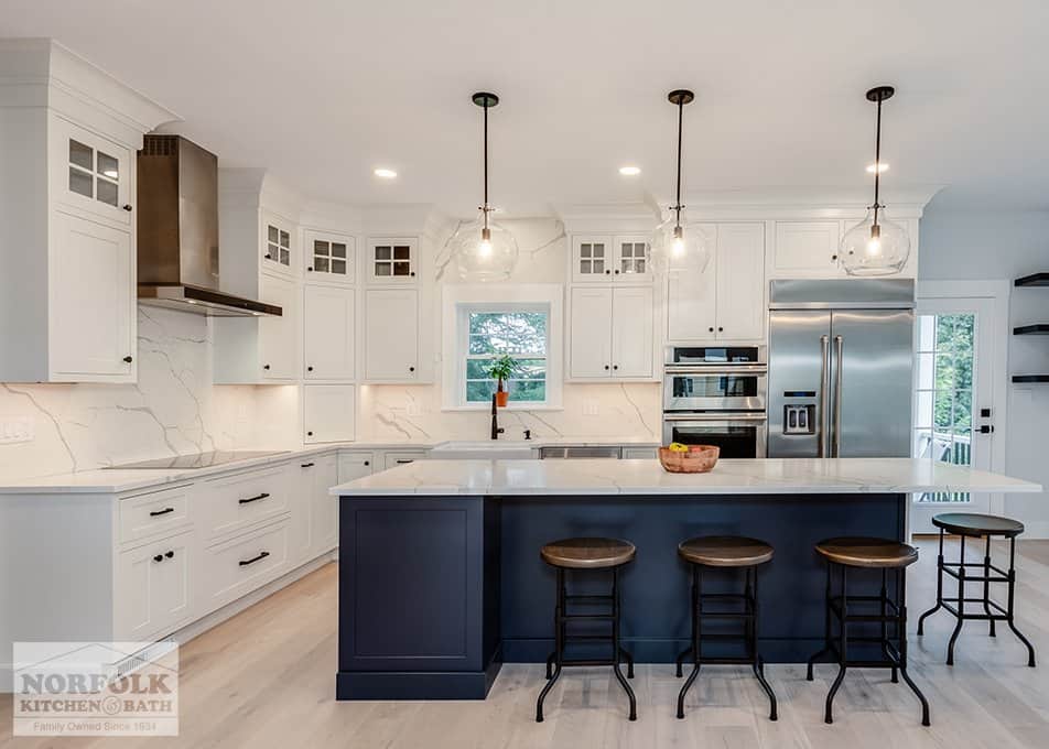 Winchester Custom Kitchen Island With Seating and Storage, Classic Kitchen  Island 