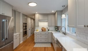 Taupe Kitchen With Peninsula - Ashland, MA