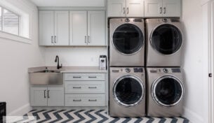 Grey Laundry Room - Braintree, MA