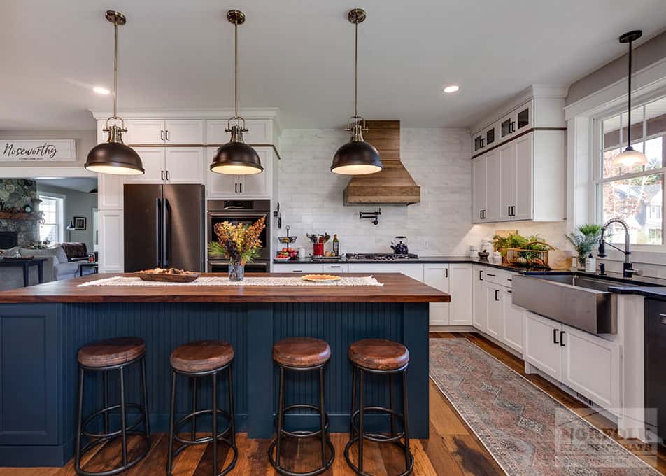 Farmhouse Kitchen Open Shelving Choices