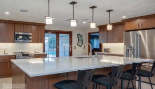 Contemporary Cherry Kitchen - Peabody, MA