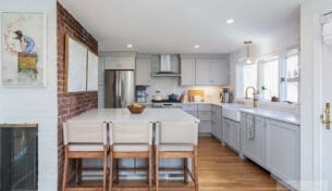 Colonial Style Kitchen Remodel - Quincy, MA