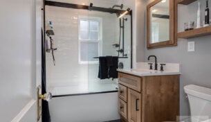 Contemporary Bath Remodel - Arlington, MA