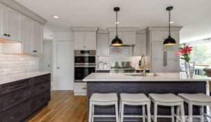 Two-Tone Kitchen Remodel - Sherborn, MA
