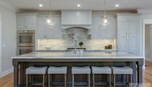 New Construction Gray Kitchen - Weston, MA