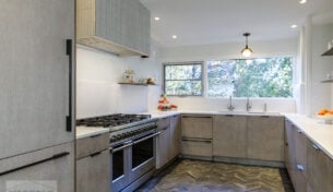 Neutral Tone Kitchen Remodel - Brookeline, MA