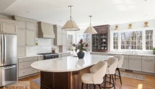 Expansive Sunroom-to-Kitchen Transformation - Merrimack, NH