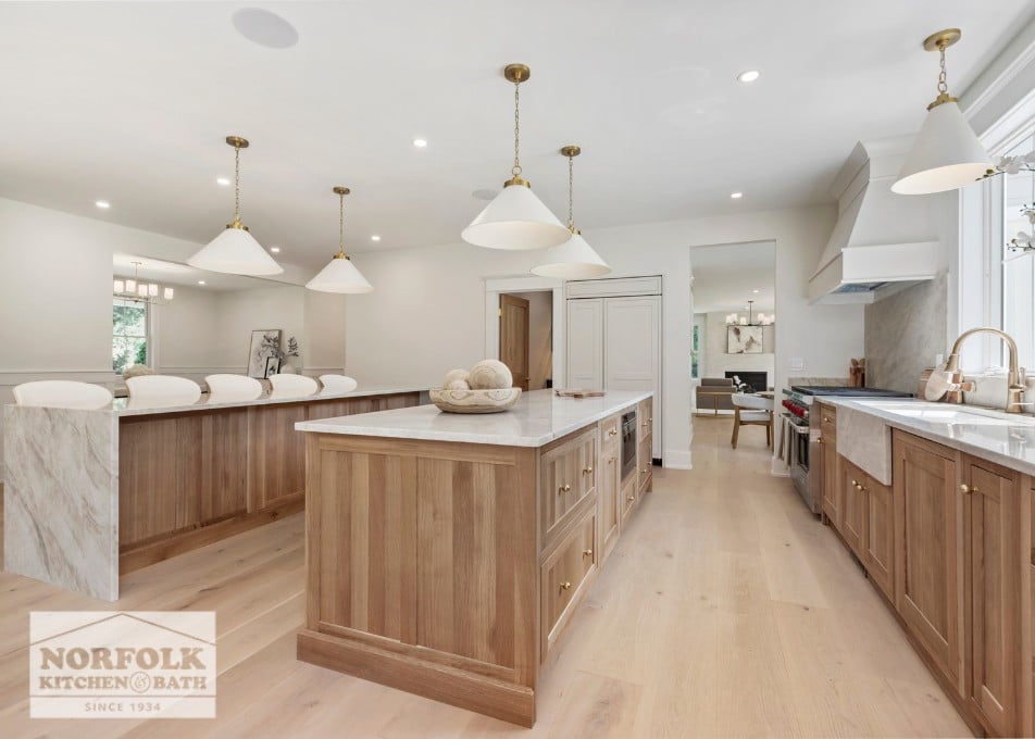 White Oak Kitchen Cabinetry - Dover, MA