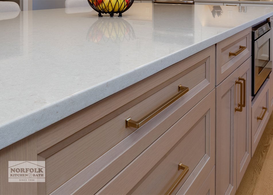 Sleek White Kitchen - Bedford, NH
